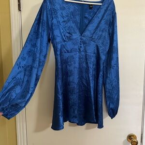 Cider Blue Floral Dress